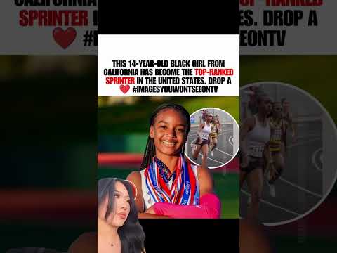 She Became America’s Top-Ranked 100M Sprinter at Just 14 Years Old 🏃🏾‍♀️🔥