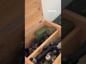 ARRAY OF ARMS: Israel uncovers vast arsenal of confiscated weapons #shorts  #foxnews #news #fox