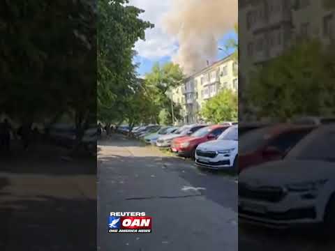 DRAMATIC VIDEO CAPTURES DEADLY UKRAINE STRIKE