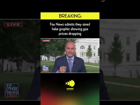Fox News was forced to admit that gas has increased 90 cents, after airing a fake graphic.