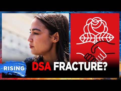 AOC potential 2028 run DIVIDES DSA: Axios | RISING