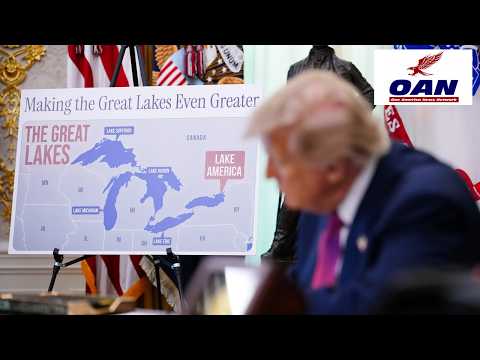 Trump Renames Lake Ontario ‘Lake America’ Amid Escalating Trade Dispute With Canada I OAN News I