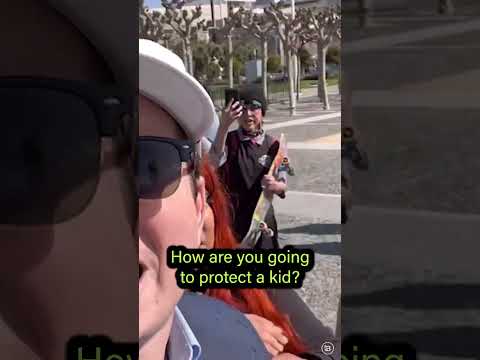 Trans Activists CLASH With Protester: “Don’t Cut Kids’ Weiners Off!”