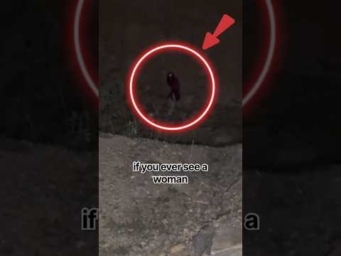 The Woman in the Red Dress Was Standing on the Hill… 😨