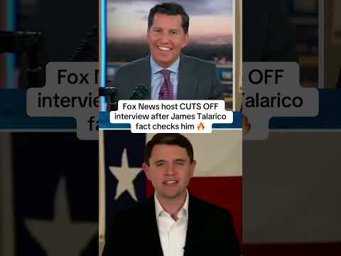 Fox News host CUTS OFF interview after James Talarico fact checks him