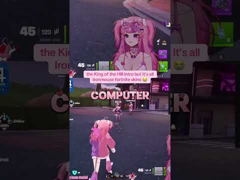 the King of the Hill intro but it’s all Ironmouse fortnite skins 😭