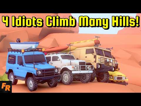 4 Idiots Climb Many Hills – Over The Hill
