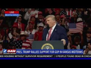 LIVE: Pres. Trump Stumps for SEN. Marshall in Kansas