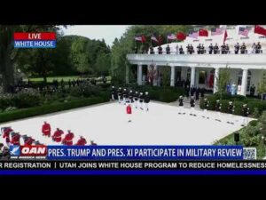 LIVE: PRES. TRUMP AND PRES. XI PARTICIPATE IN MILITARY REVIEW