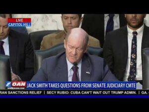 LIVE: SENATE JUDICIARY CMTE HEARING WITH FMR SPECIAL COUNSEL SMITH