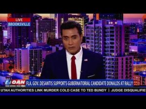 LIVE: GOV. RON DESANTIS SUPPORTS GUBERNATORIAL CANDIDATE DONALDS AT RALLY